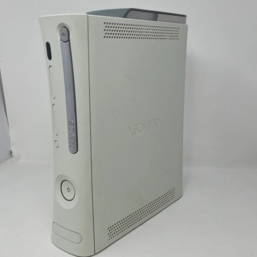 Microsoft Xbox 360 White Console Bundle Tested 14gb HDD 203W PSU Controller + AV